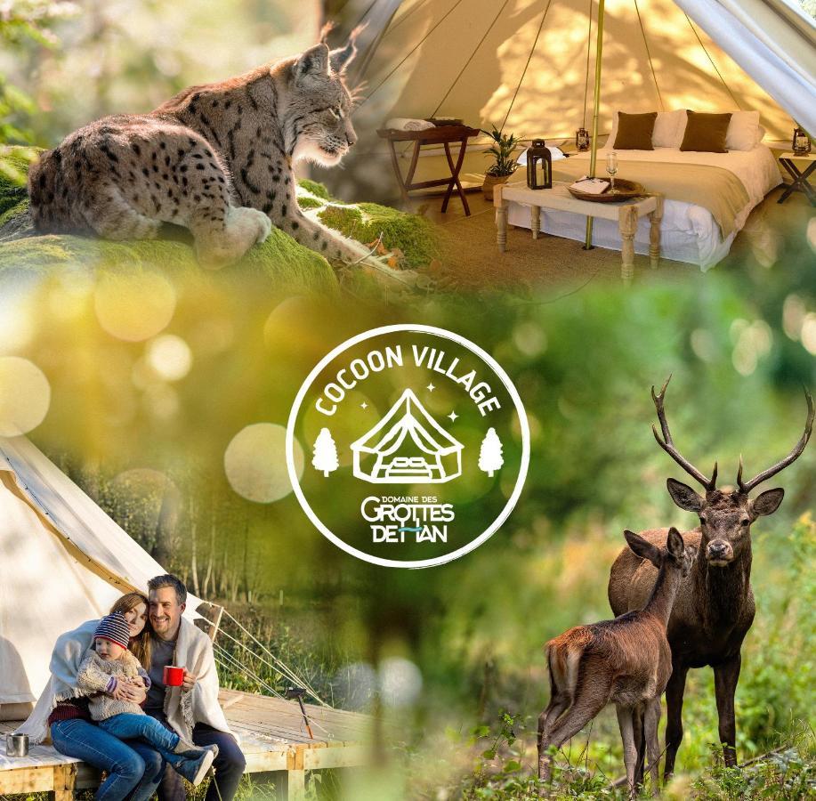 Cocoon Village - Glamping - Domaine Des Grottes De Han Rochefort Kültér fotó