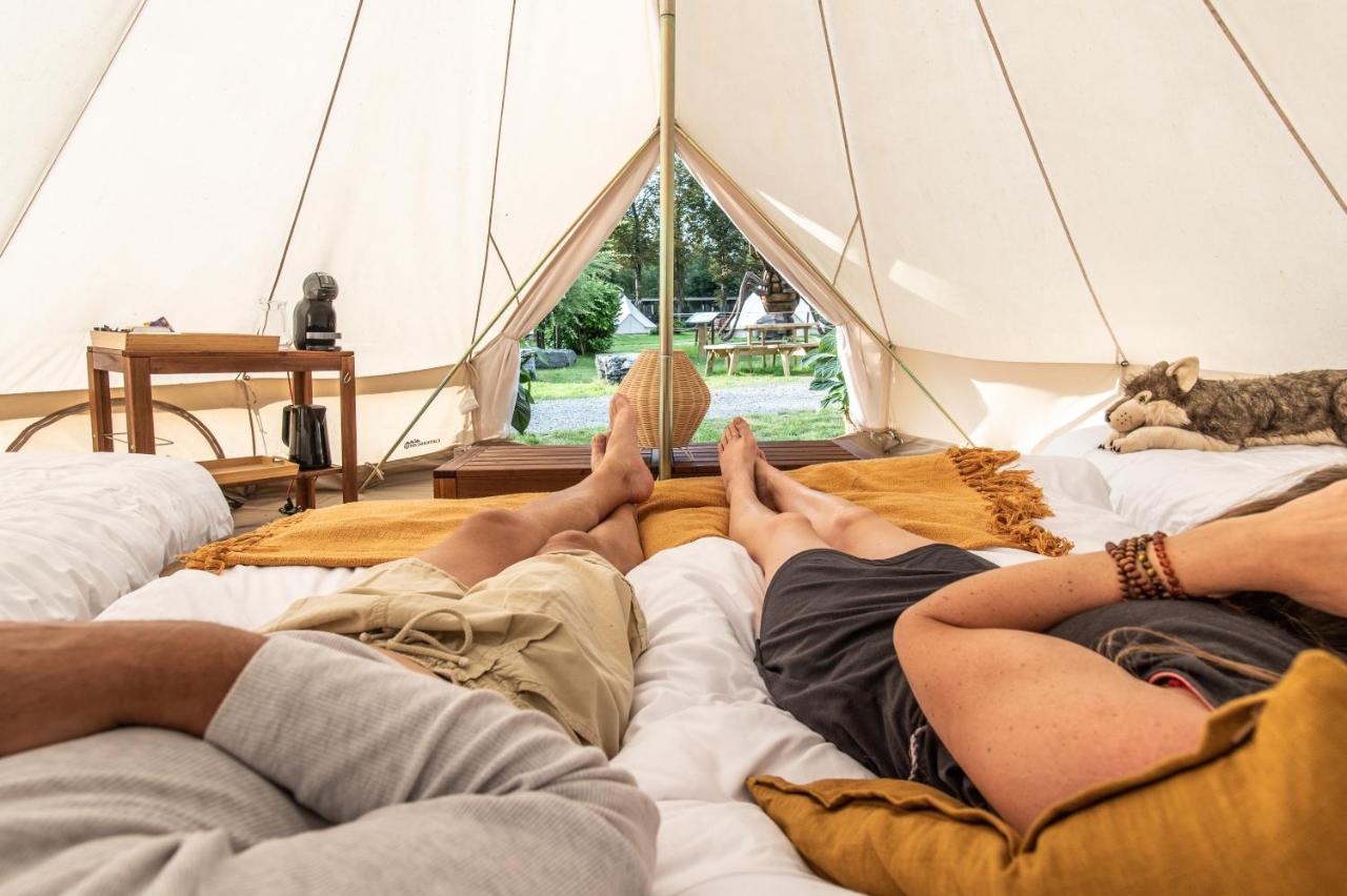 Cocoon Village - Glamping - Domaine Des Grottes De Han Rochefort Kültér fotó